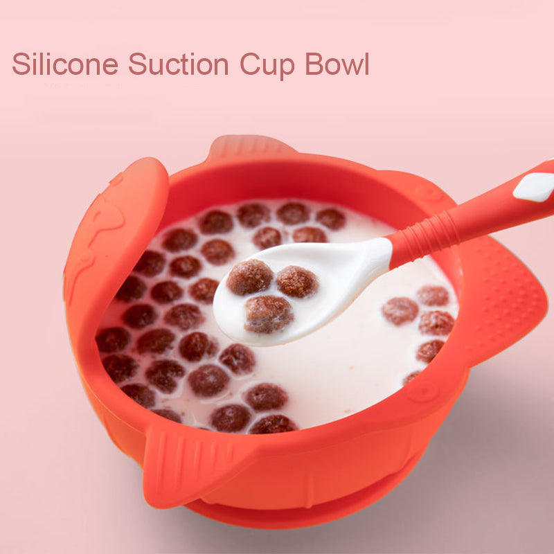 Baby Feeding Tableware Set Silicone Dining Set