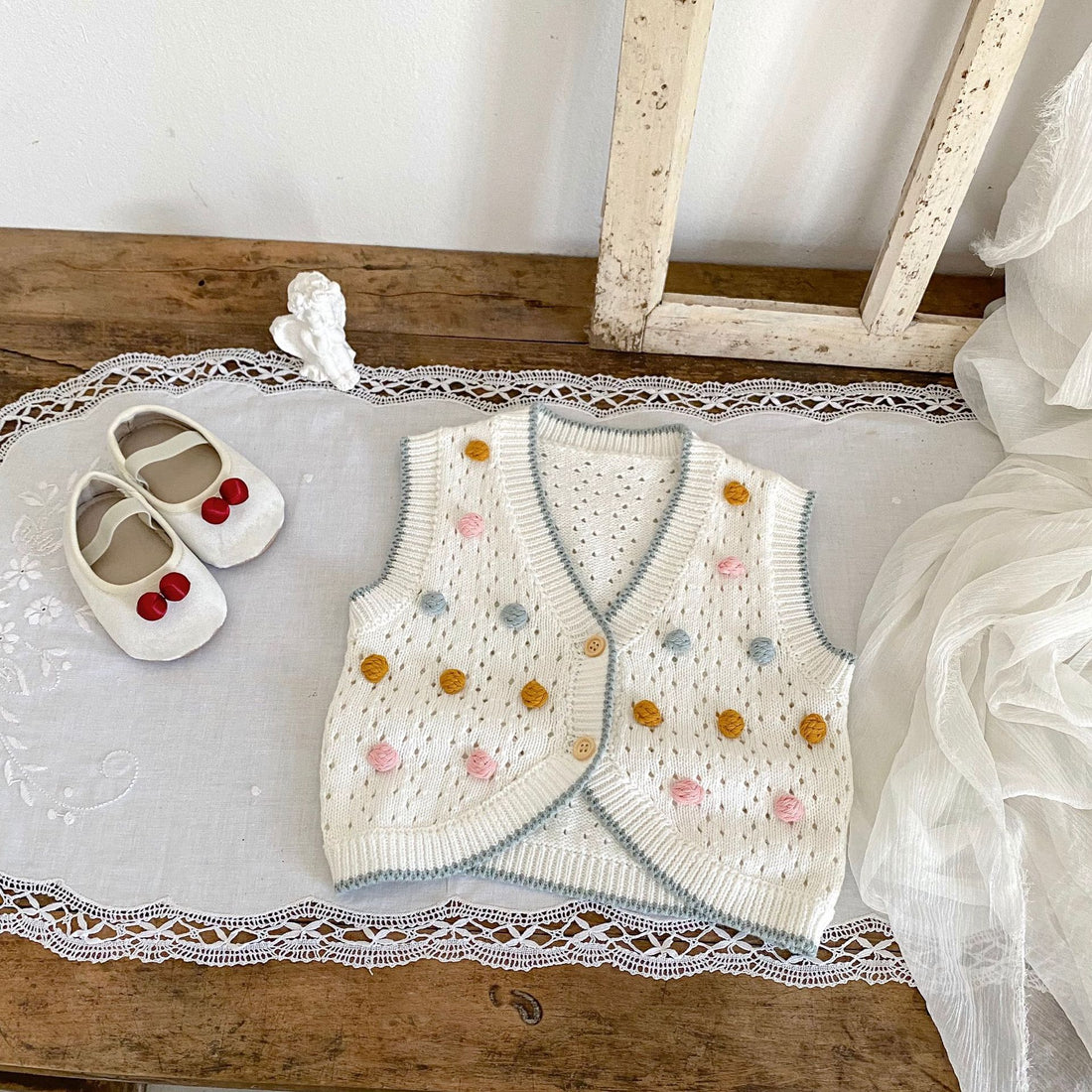Cotton Baby Sweater Vest Cardigan Warm Outfit