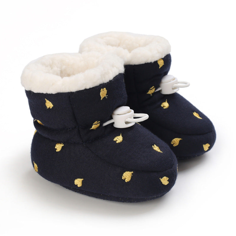Cotton Baby Shoes Autumn Winter Warm Toddler Footwear