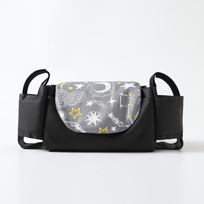 Baby Stroller Organizer Bag With Cup Holder Large Capacity