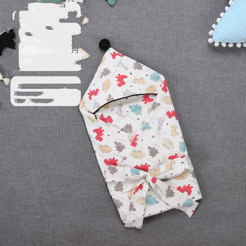 Breathable Cotton Baby Swaddle Quilt Printed Comfort Wrap