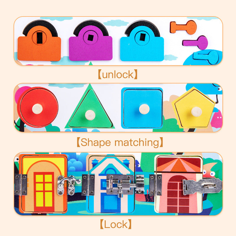 Scientific Education Log Educational Toys Baby Learning Set