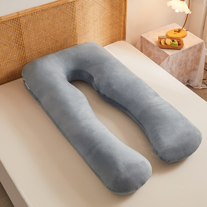 Multifunctional Pure Cotton U Shape Maternity Pillow Removable Washable