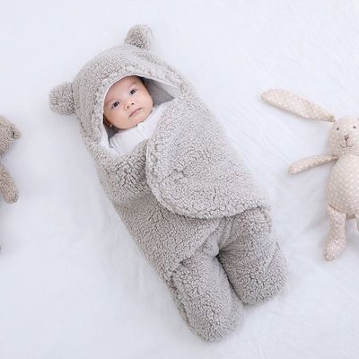 Thickened Newborn Baby Swaddle Sleeping Bag Wrap