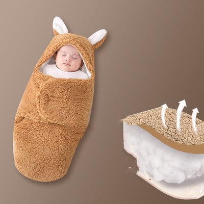 Thickened Newborn Baby Swaddle Sleeping Bag Wrap