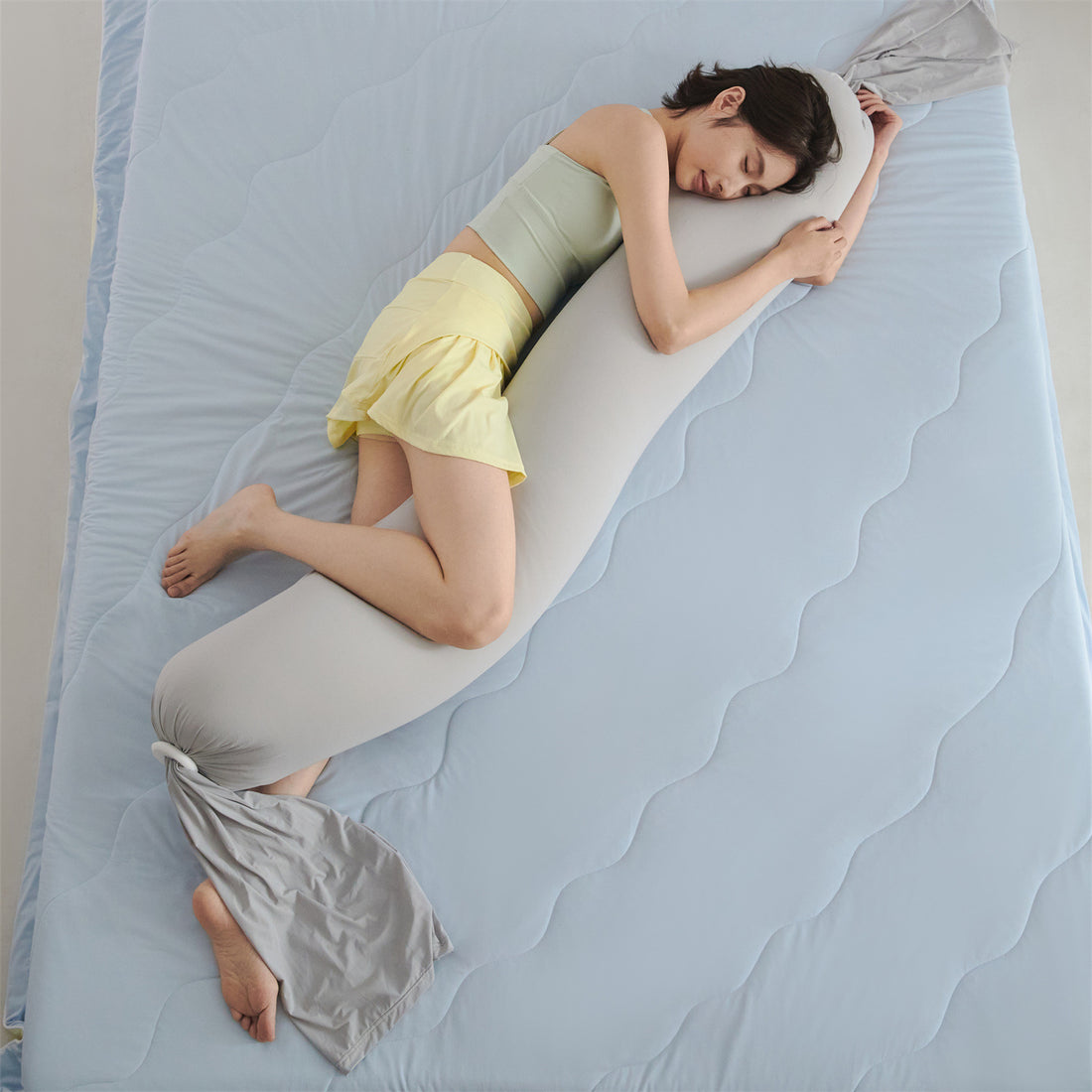 Skin Friendly Multifunctional Maternity Side Sleeping Pillow