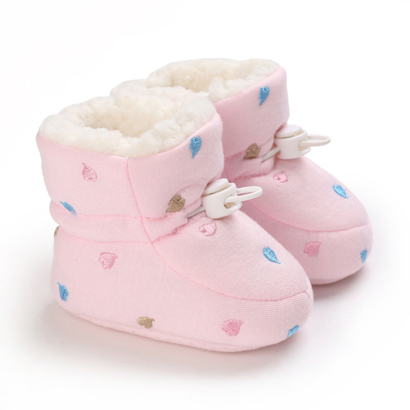 Cotton Baby Shoes Autumn Winter Warm Toddler Footwear