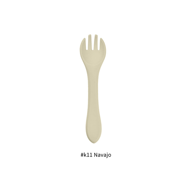 Food Grade Silicone Baby Fork Feeding Tableware