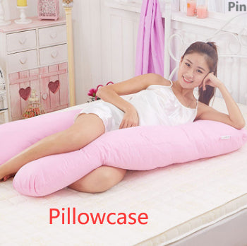 Multifunctional Pure Cotton U Shape Maternity Pillow Removable Washable