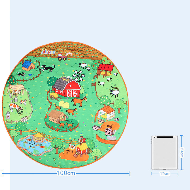 Animal Baby Play Blanket Early Education Toy Mat