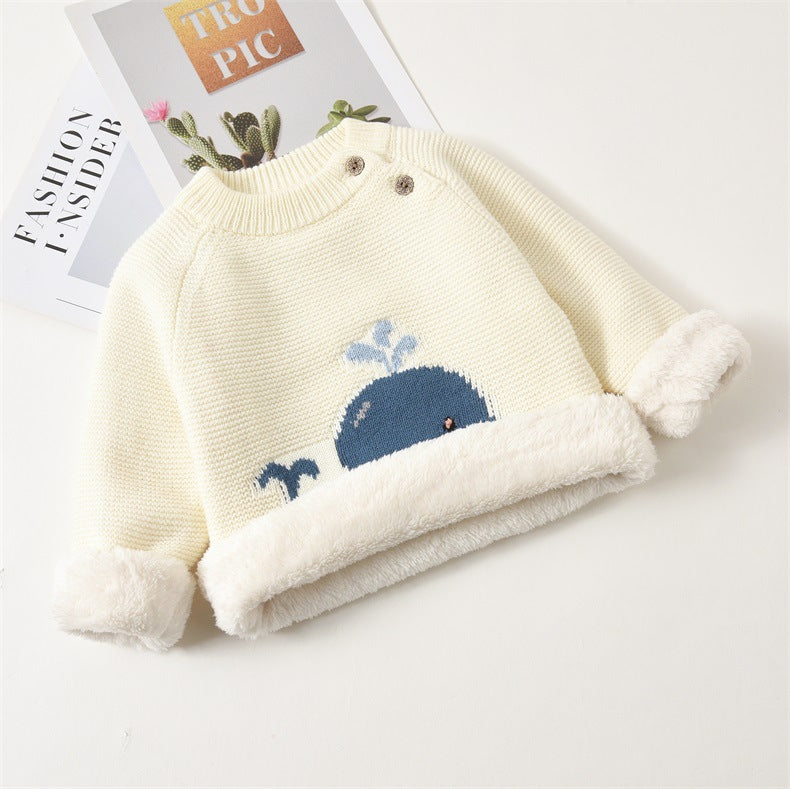 Plush Warm Baby Clothes Winter Soft Outfit