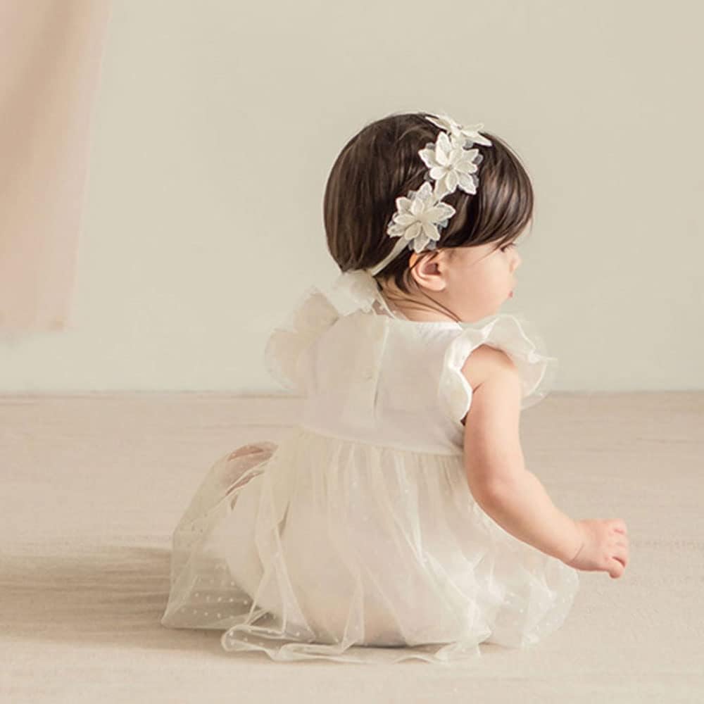 Baby Girls Bow Knot Lace Floral Headband Hair Accessories