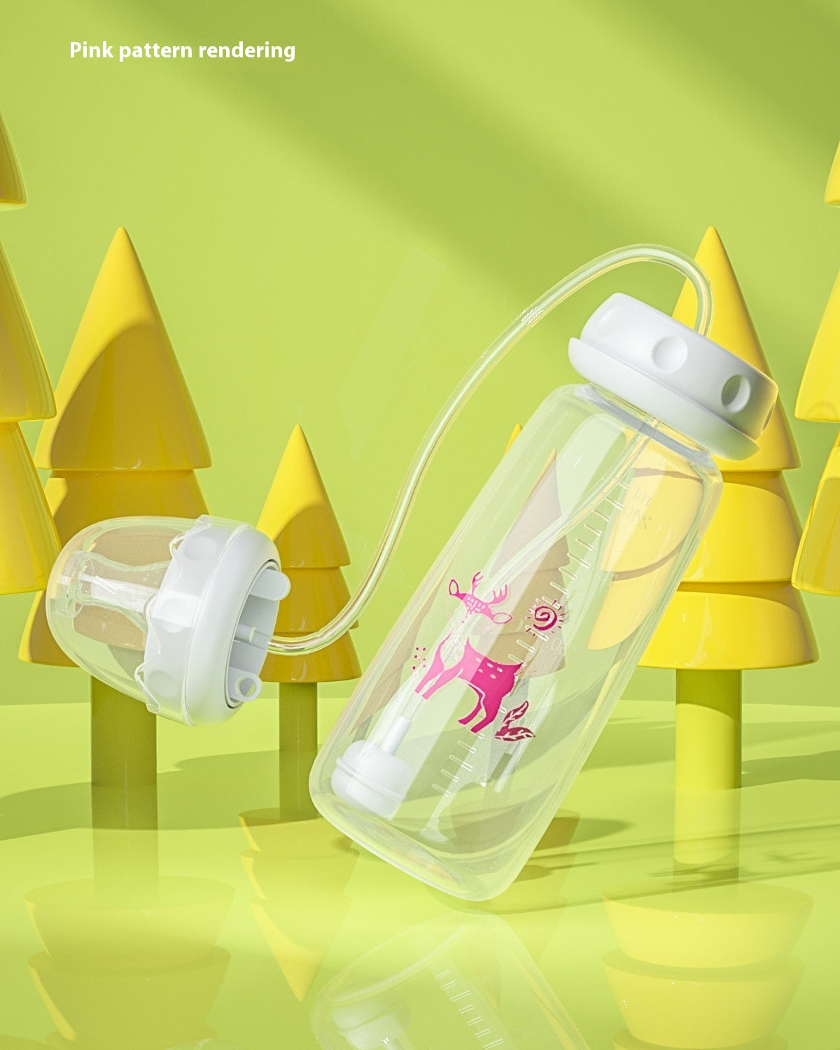 240ml Baby Hands Free Feeding Bottle Standard Diameter