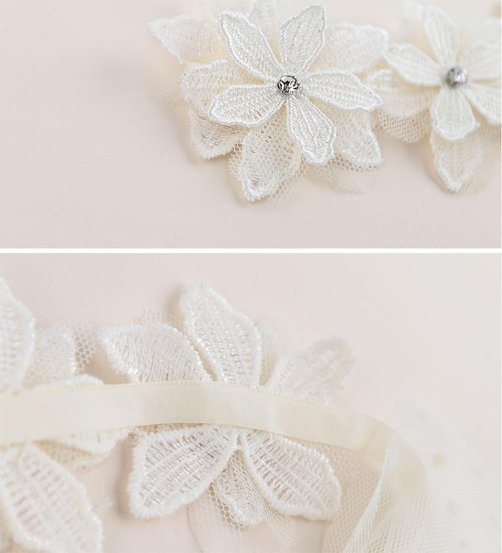 Baby Girls Bow Knot Lace Floral Headband Hair Accessories