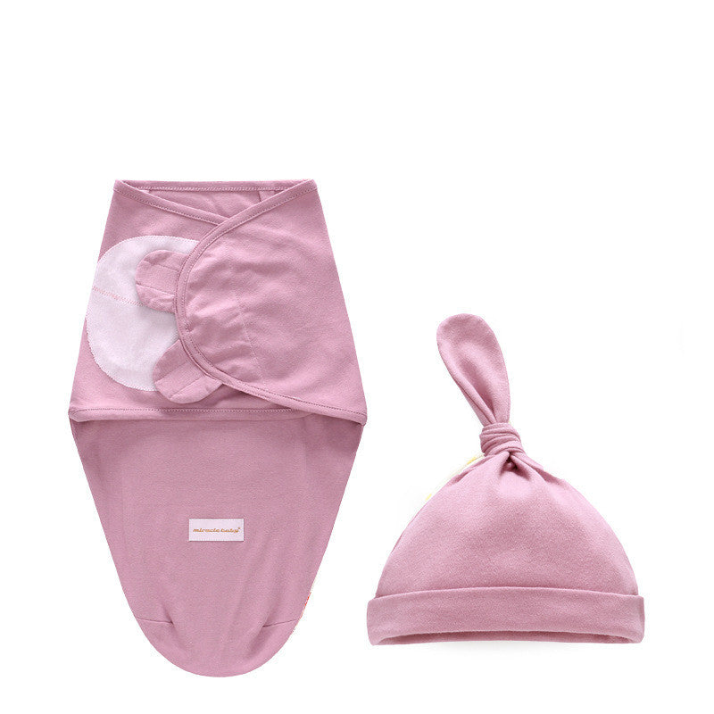 Cotton Baby Swaddle Sleeping Bag Quilt Wrap
