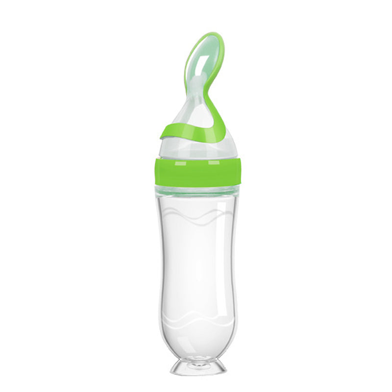 Silicone Baby Rice Paste Feeding Spoon Soft Spoon