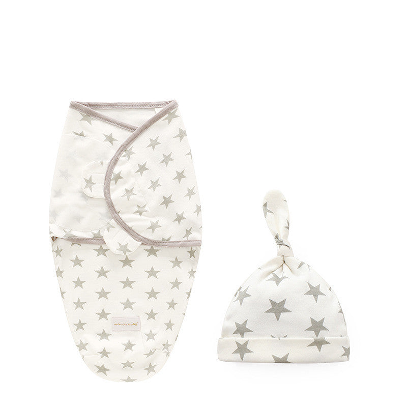 Cotton Baby Swaddle Sleeping Bag Quilt Wrap