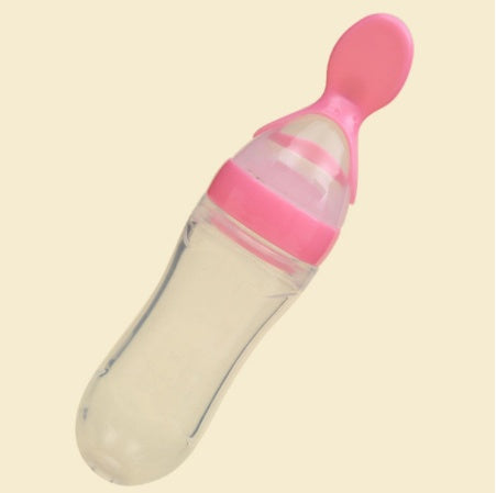 Silicone Baby Rice Paste Feeding Spoon Soft Spoon