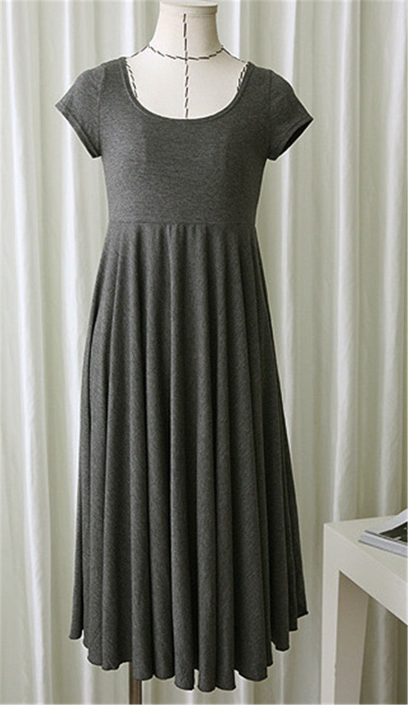 Modal Maternity Dress Soft Casual Outfit