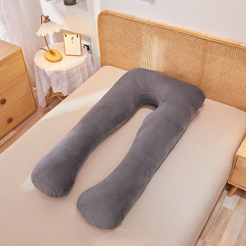 Multifunctional Pure Cotton U Shape Maternity Pillow Removable Washable