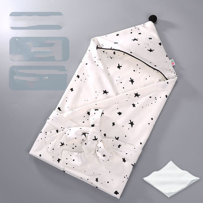 Breathable Cotton Baby Swaddle Quilt Printed Comfort Wrap