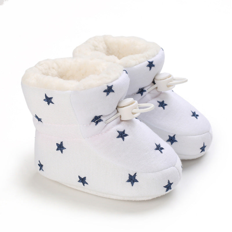 Cotton Baby Shoes Autumn Winter Warm Toddler Footwear
