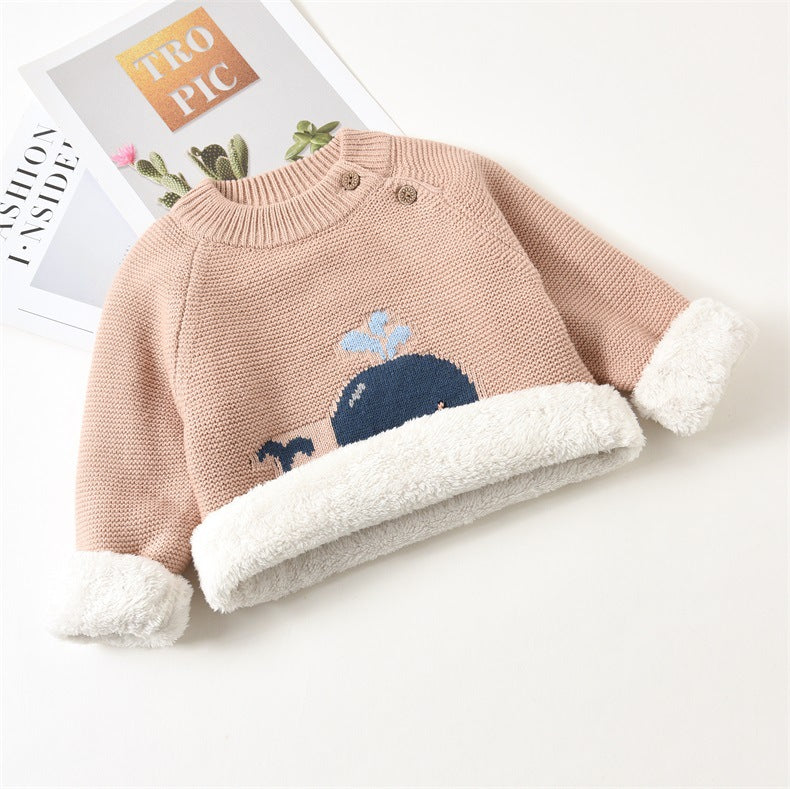 Plush Warm Baby Clothes Winter Soft Outfit