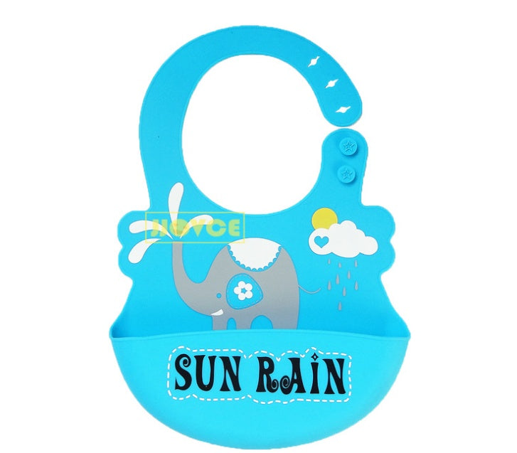 Waterproof Silicone Baby Feeding Bib Bib Set