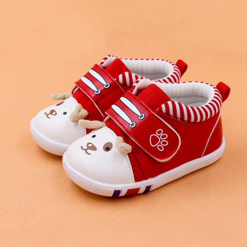 Cartoon Non Slip Toe Cap Baby Toddler Shoes
