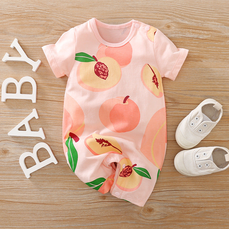 Cotton Baby Onesies Newborn Spring Autumn Pajamas Outfit