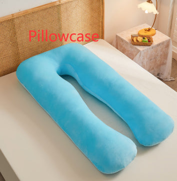Multifunctional Pure Cotton U Shape Maternity Pillow Removable Washable