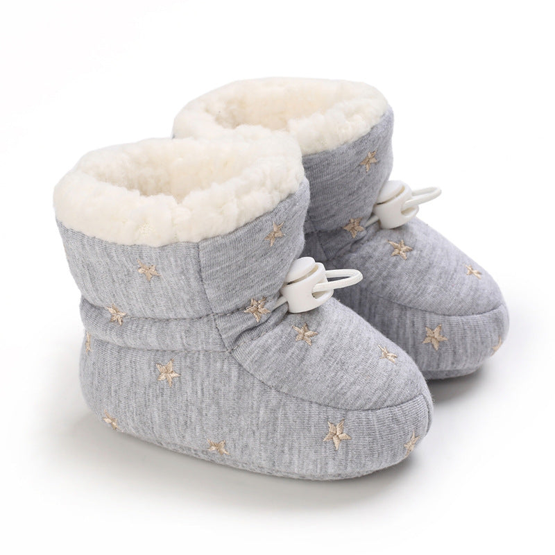 Cotton Baby Shoes Autumn Winter Warm Toddler Footwear