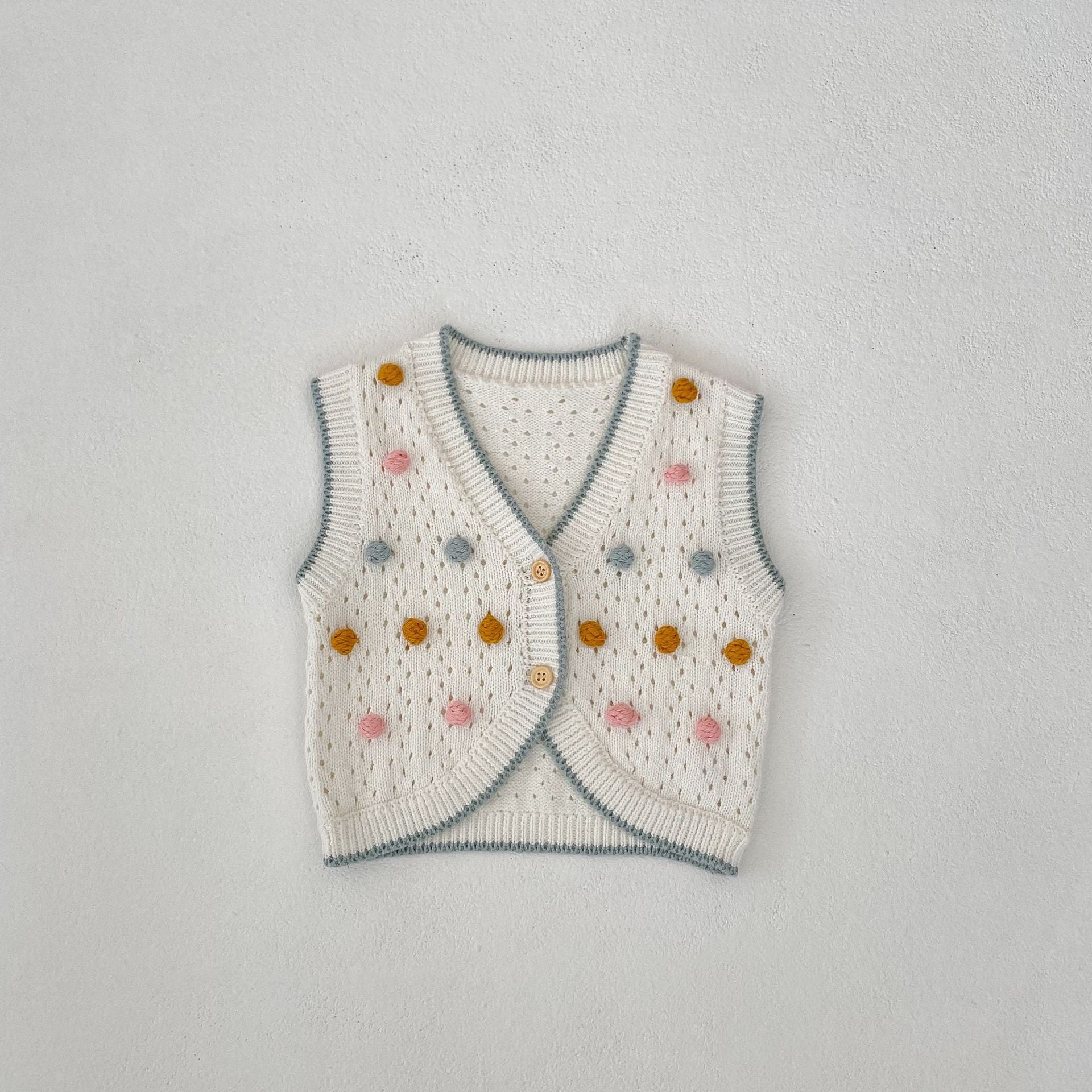Cotton Baby Sweater Vest Cardigan Warm Outfit