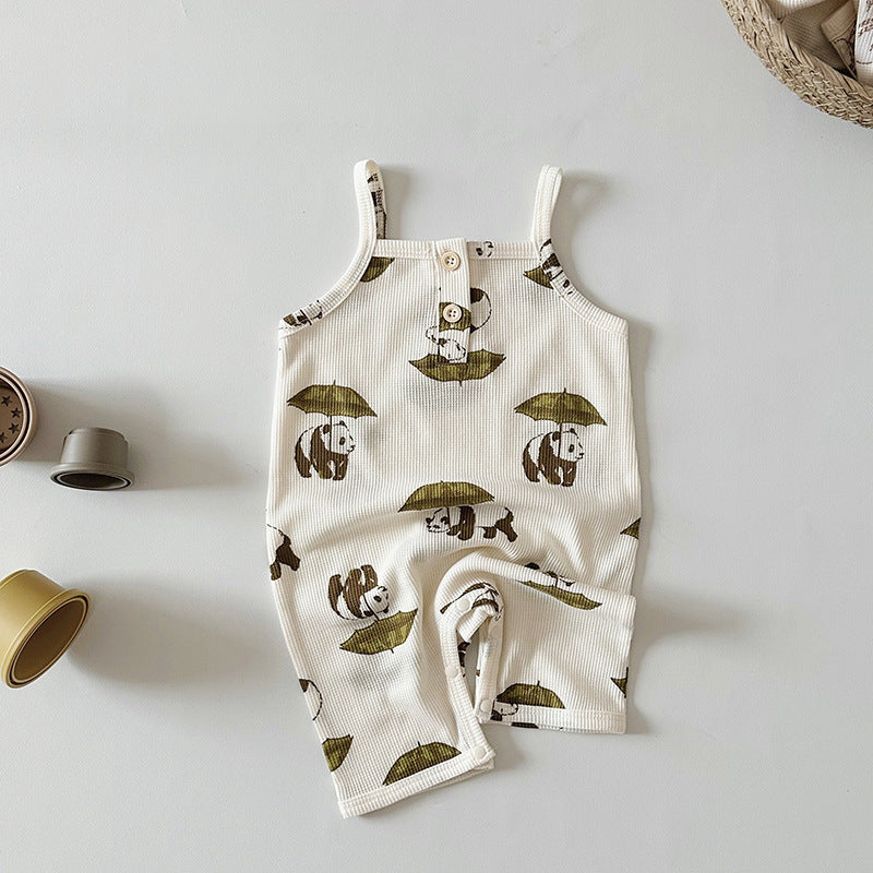 Class A Waffle Baby Jumpsuit Going Out Outfit