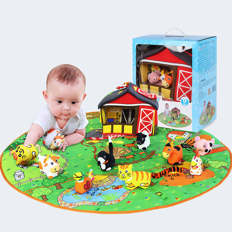 Animal Baby Play Blanket Early Education Toy Mat