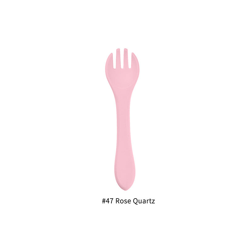 Food Grade Silicone Baby Fork Feeding Tableware