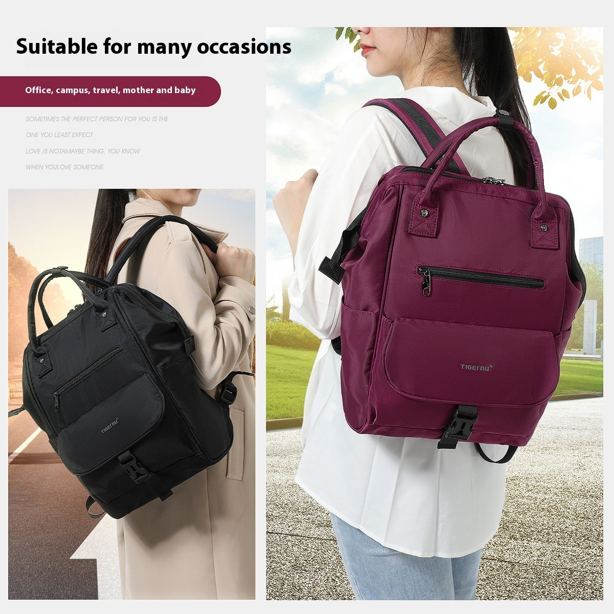 Large Capacity Baby Diaper Backpack Travel Mummy Bag