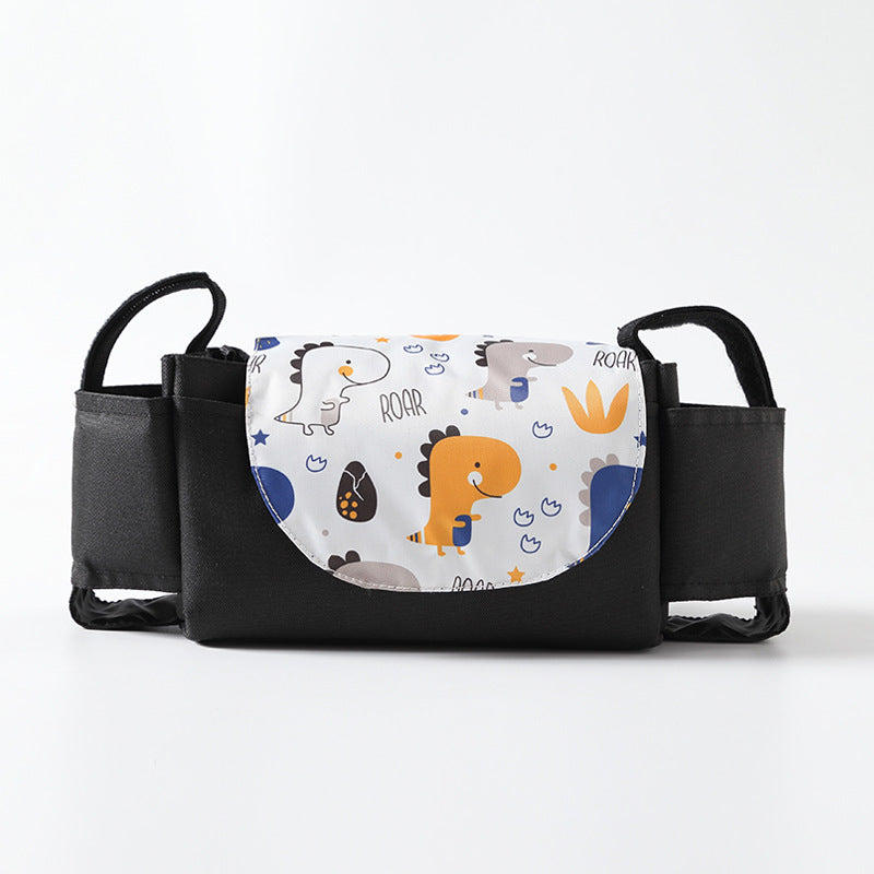 Baby Stroller Organizer Bag With Cup Holder Large Capacity