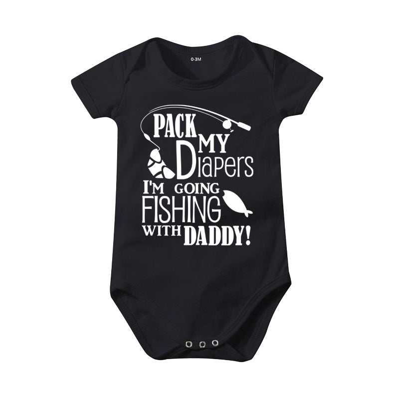 Pure Cotton Baby Romper Printed Bodysuit Jumpsuit