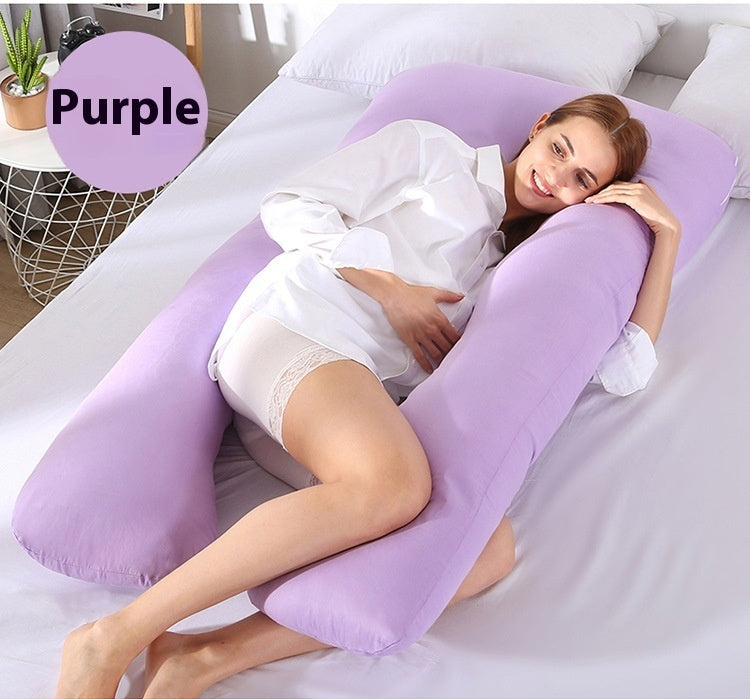 Multifunctional Pure Cotton U Shape Maternity Pillow Removable Washable