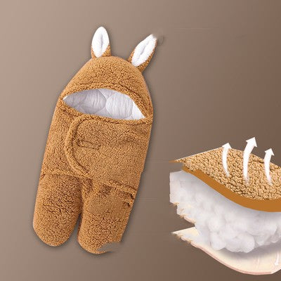 Thickened Newborn Baby Swaddle Sleeping Bag Wrap