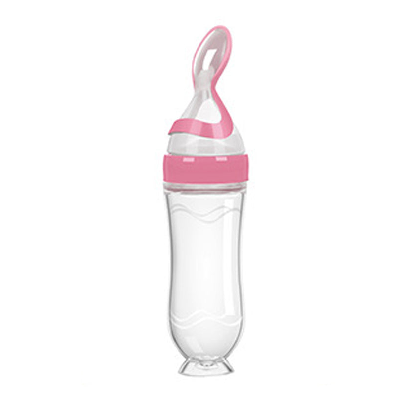 Silicone Baby Rice Paste Feeding Spoon Soft Spoon