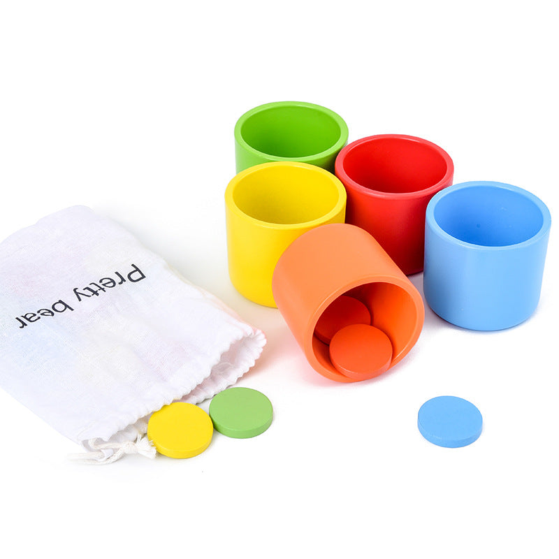 Color Sorting Cups Baby Early Education Educational Toy