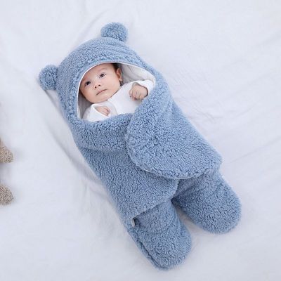 Thickened Newborn Baby Swaddle Sleeping Bag Wrap