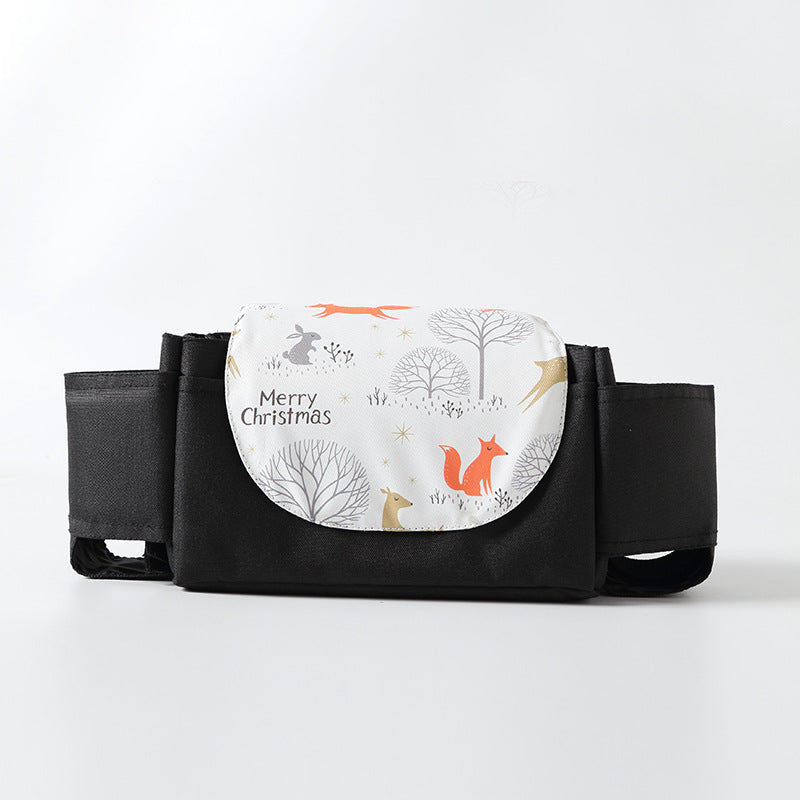 Baby Stroller Organizer Bag With Cup Holder Large Capacity