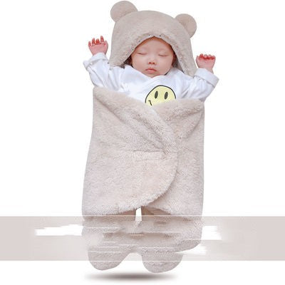 Thickened Newborn Baby Swaddle Sleeping Bag Wrap