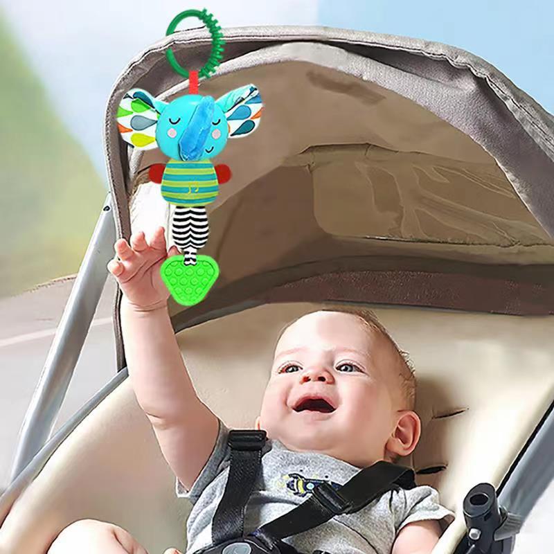Musical Elephant Hanging Teether Baby Toy Trailer