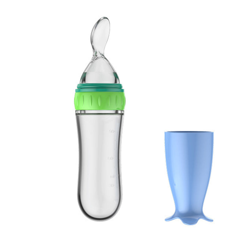 Silicone Baby Rice Paste Feeding Spoon Soft Spoon