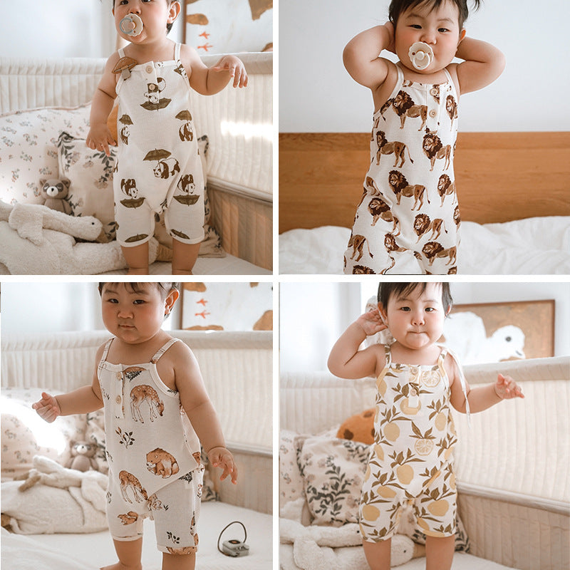 Class A Waffle Baby Jumpsuit Going Out Outfit
