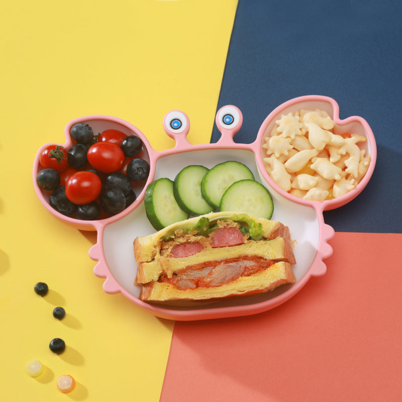 Silicone Baby Non Slip Feeding Plate And Bowl Set